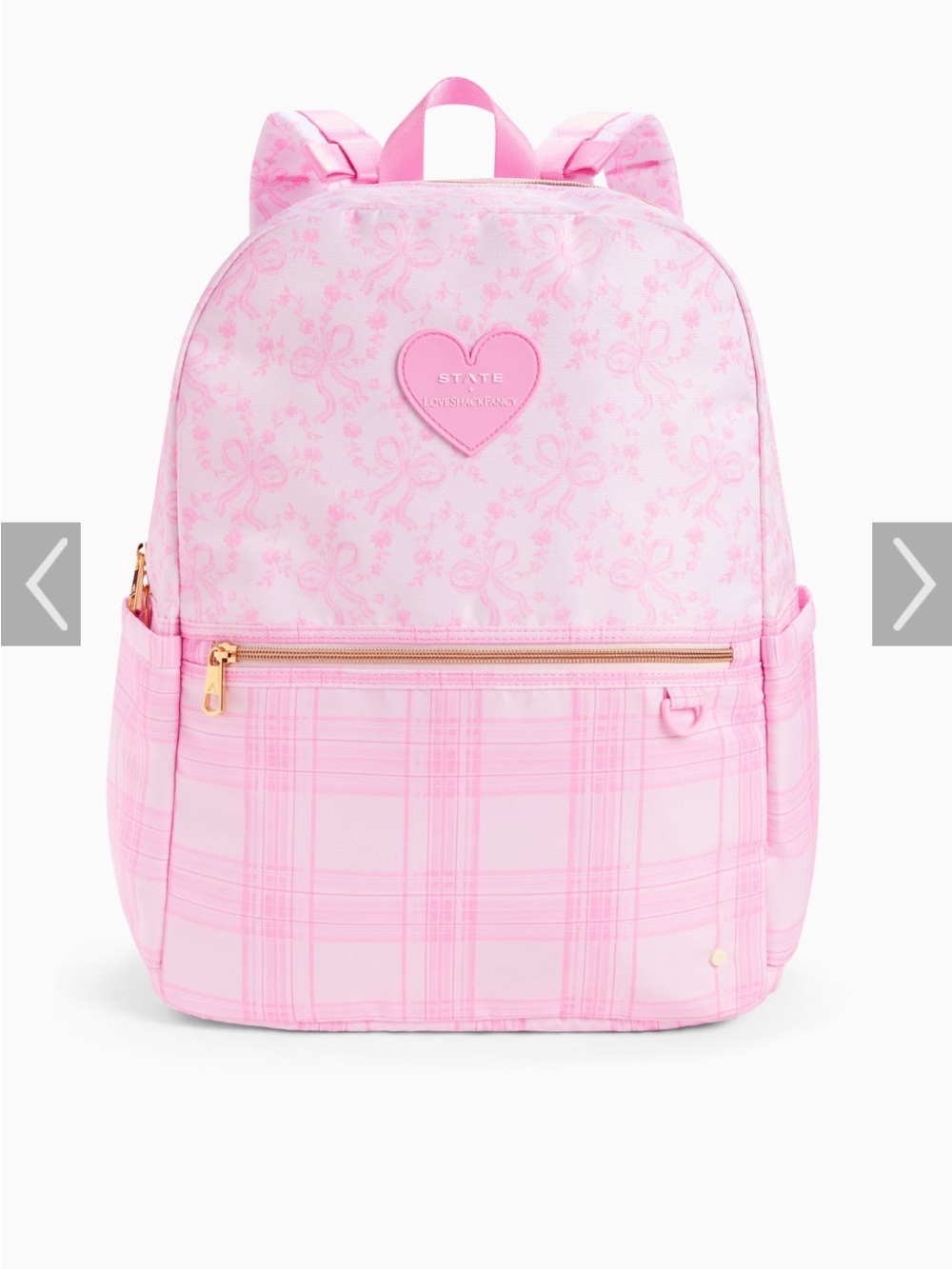State x LOVESHACKFANCY Kids' Pink Backpack